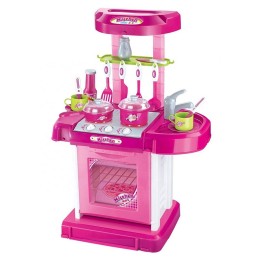 Maleta Cocina Armable Portatil Juguete Niñas Interactivo