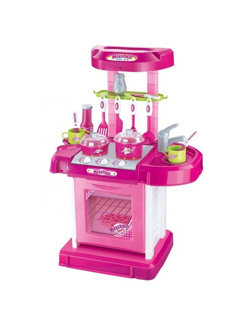Maleta Cocina Armable Portatil Juguete Niñas Interactivo