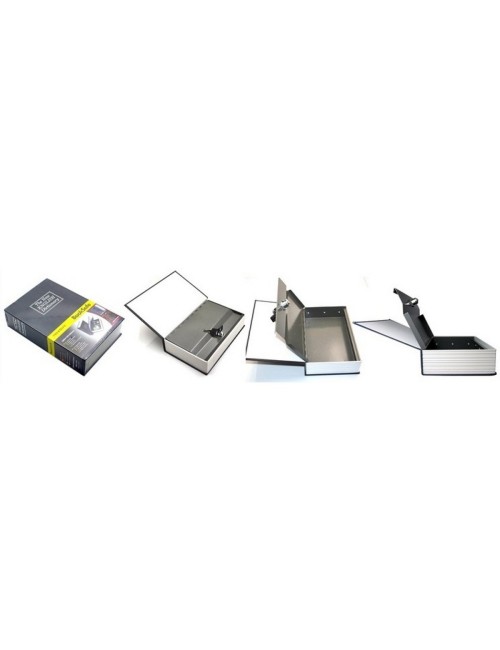 Caja Fuerte Grande Dinero Forma Libro Camuflado + Llave