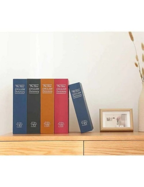 Caja Fuerte Grande Dinero Forma Libro Camuflado + Llave