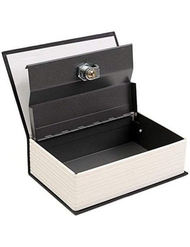Caja Fuerte Grande Dinero Forma Libro Camuflado + Llave