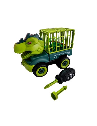 Carro Camion Dinosaurio Armable Juguete Interactivo Niños