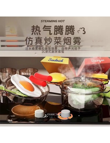 Cocina Infantil Home Kitchen Interactiva Agua Luz Sonido