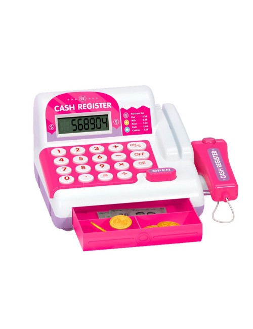 Caja Registradora Juguete Para Niña Con Tarjeta + Baterias