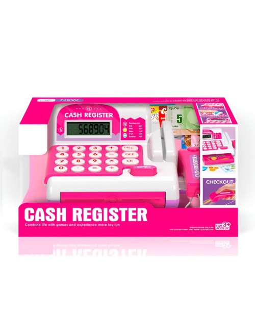 Caja Registradora Juguete Para Niña Con Tarjeta + Baterias