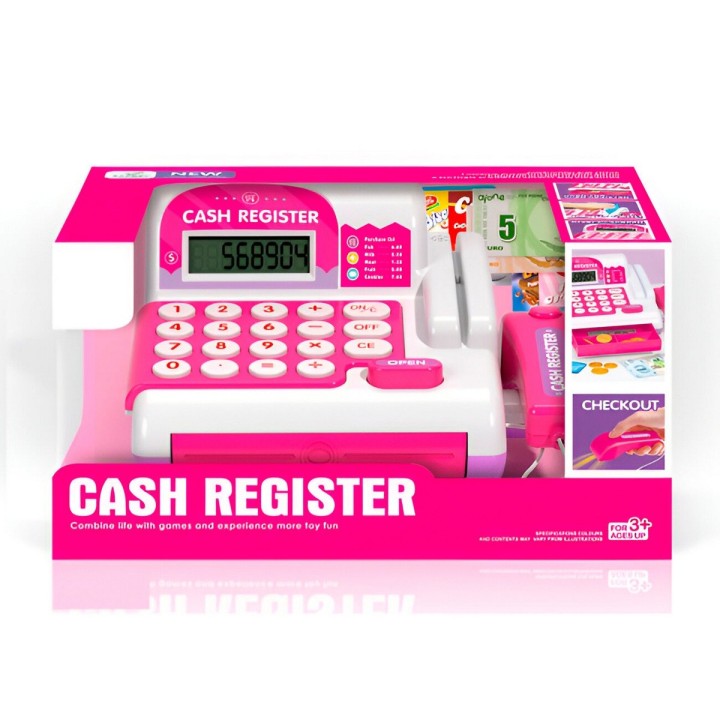 Caja Registradora Juguete Para Niña Con Tarjeta + Baterias