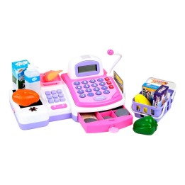 Caja Registradora Juguete Para Niña Supermarket + Baterias