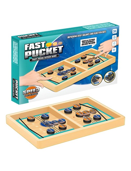 Juego De Mesa Speed Hockey Portátil Niños Interactivo