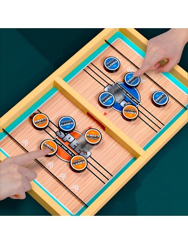 Juego De Mesa Speed Hockey Portátil Niños Interactivo