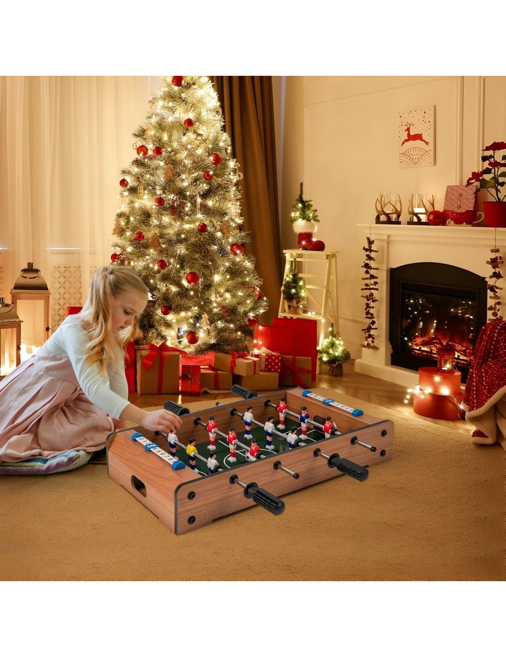 Juego Futbolito Mesa Soccer Futbol Futbolin Niño Interactivo