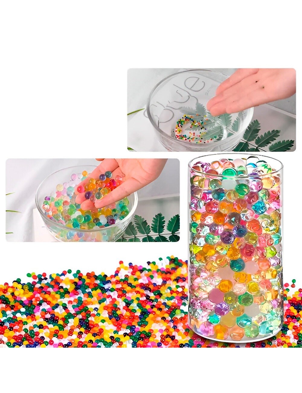 Paquete De Orbis Bolas De Hidrogel 6-8mm Armas Juguete 50000