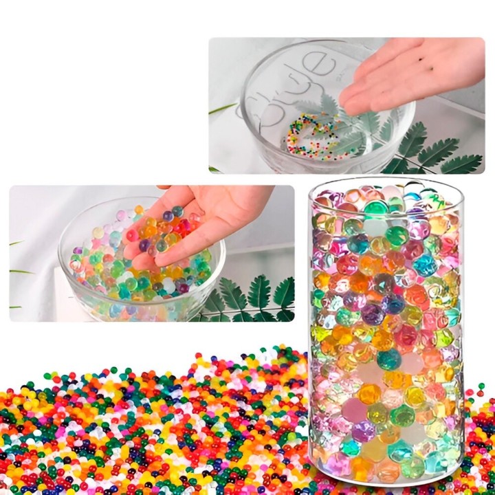 Paquete De Orbis Bolas De Hidrogel 6-8mm Armas Juguete 50000