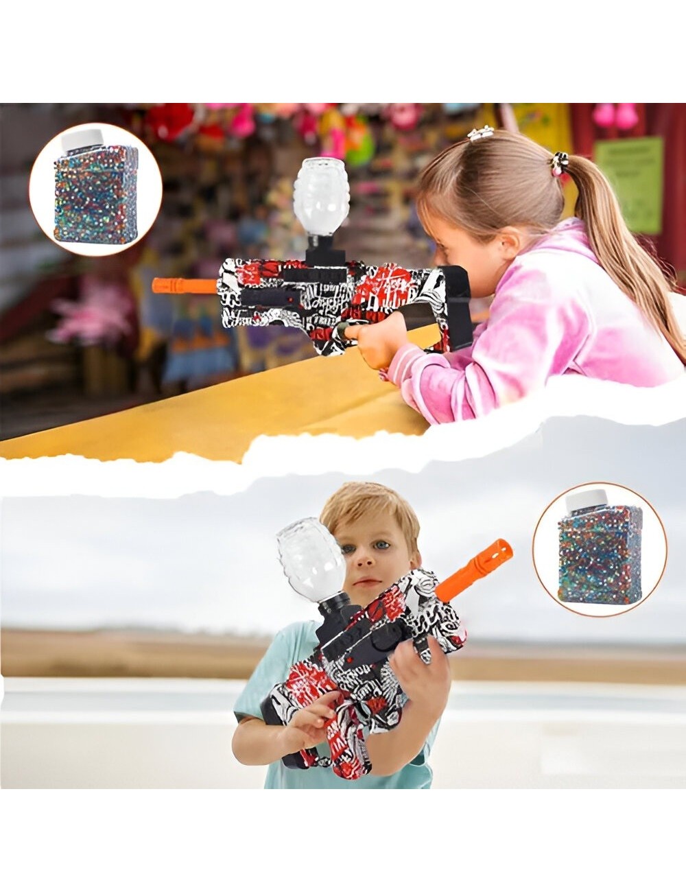 Paquete De Orbis Bolas De Hidrogel 6-8mm Armas Juguete 50000