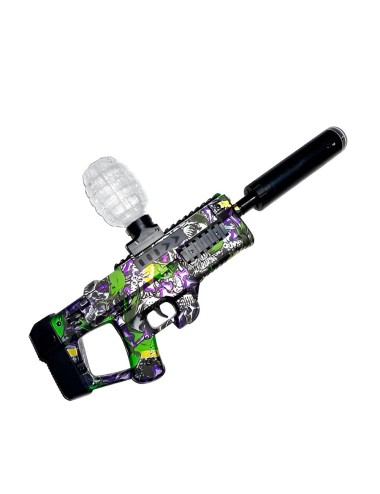 Pistola De Hidrogel Ametralladora Automatica + Accesorios