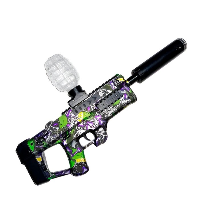 Pistola De Hidrogel Ametralladora Automatica + Accesorios