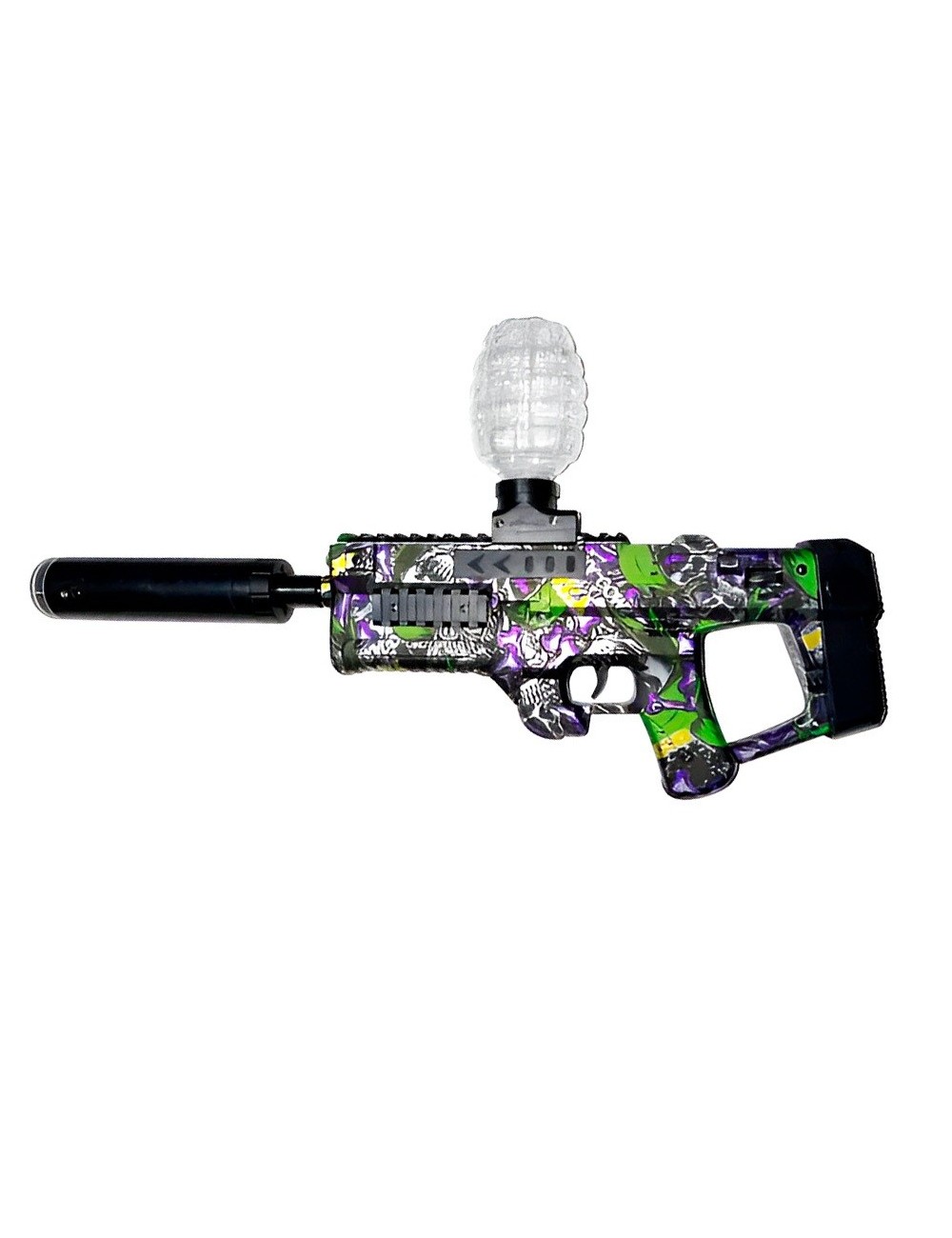 Pistola De Hidrogel Ametralladora Automatica + Accesorios