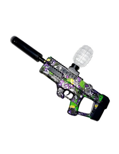 Pistola De Hidrogel Ametralladora Automatica + Accesorios