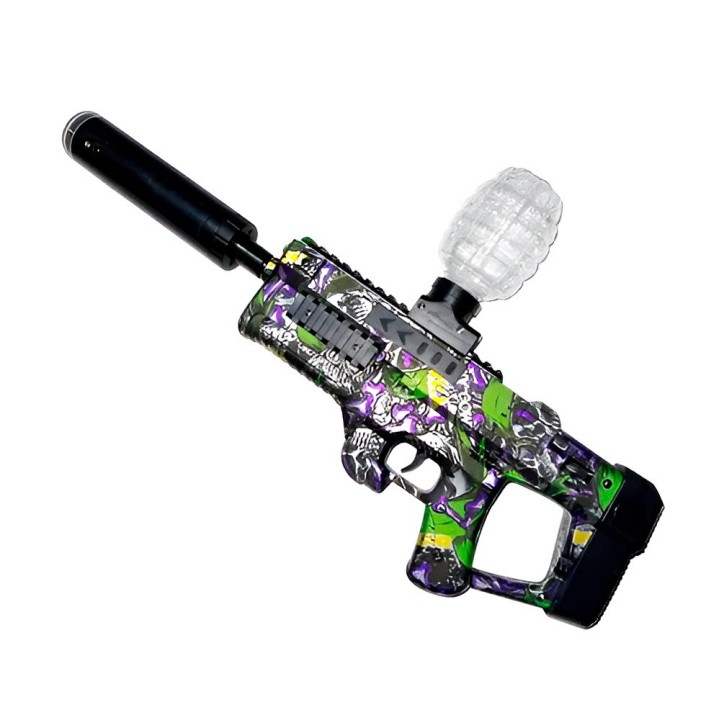 Pistola De Hidrogel Ametralladora Automatica + Accesorios