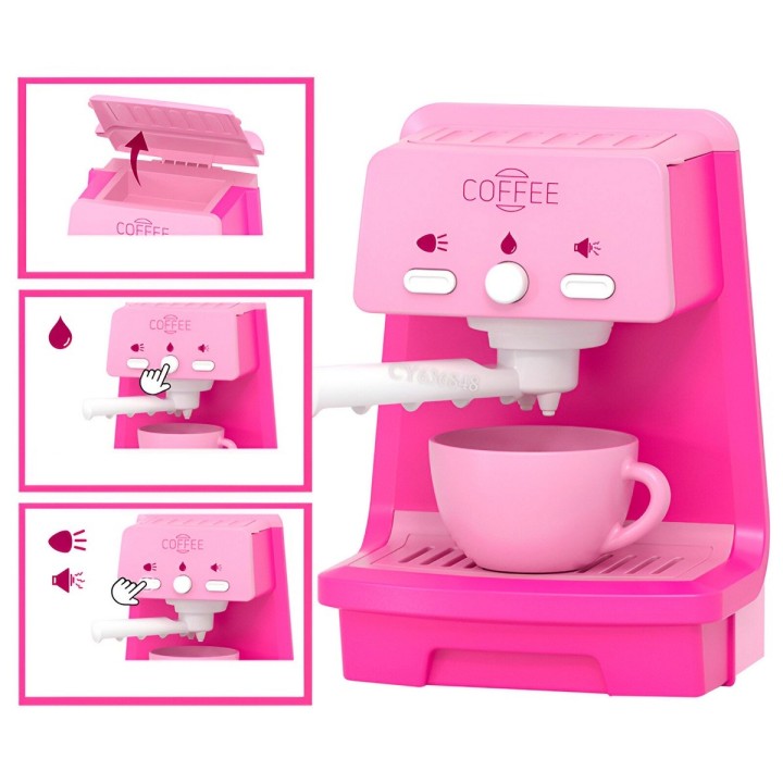 Cafetera Y Batidora De Juguete Niñas Interactivo + Bateria
