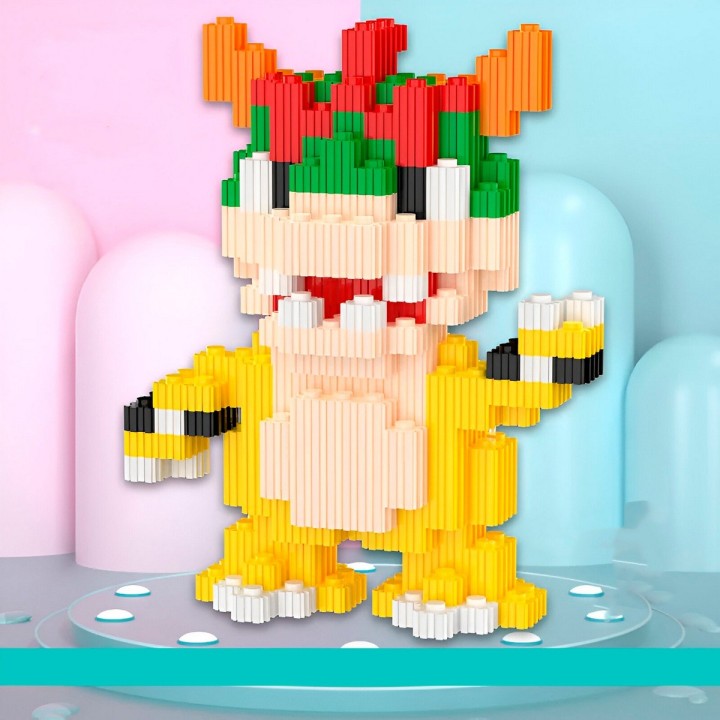 Bowser Mario Juguete Armable Armatodo Construcción Niños