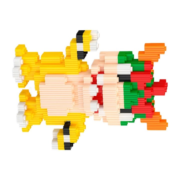 Bowser Mario Juguete Armable Armatodo Construcción Niños
