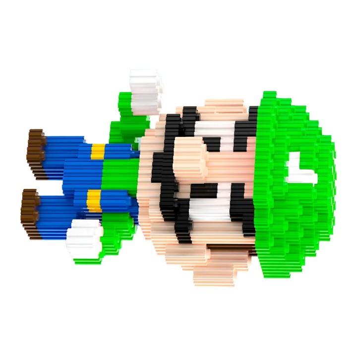 Luigi Mario Juguete Armable Armatodo Construcción Niños