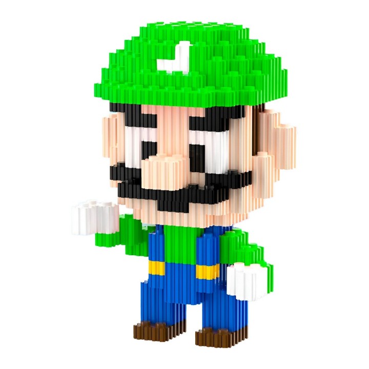 Luigi Mario Juguete Armable Armatodo Construcción Niños