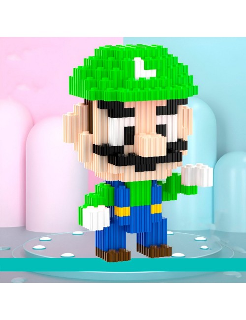 Luigi Mario Juguete Armable Armatodo Construcción Niños