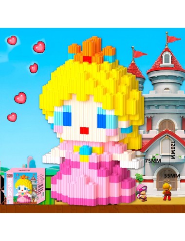 Princesa Peach Juguete Armable Armatodo Construcción Niños