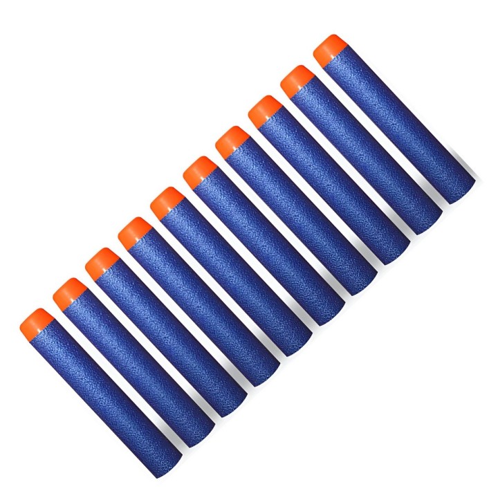 Dardos (balas) Para Pistolas Nerf N-strike Gun X 10 Piezas