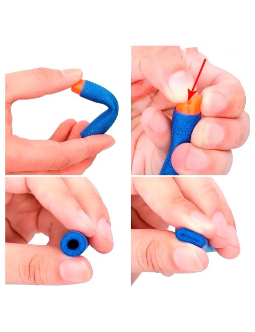 Dardos (balas) Para Pistolas Nerf N-strike Gun X 10 Piezas