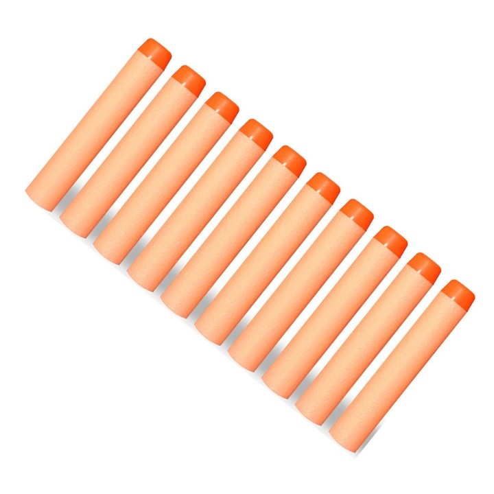 Dardos (balas) Para Pistolas Nerf N-strike Gun X 10 Piezas