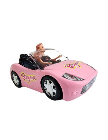 Carro Deportivo Muñeca Recargable Control Remoto Niña Bryana