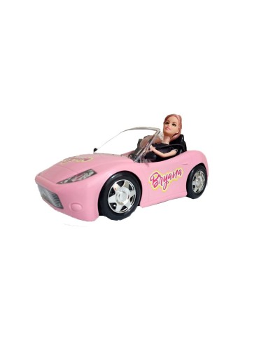 Carro Deportivo Muñeca Recargable Control Remoto Niña Bryana