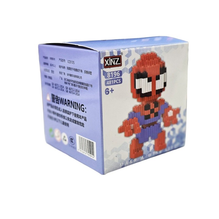 Spiderman Hombre Araña Juguete Armable Armatodo Construcción