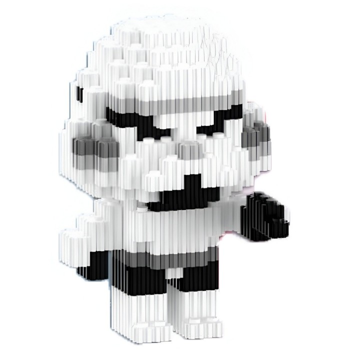 Star Wars Stormtrooper Juguete Armable Armatodo Construcción
