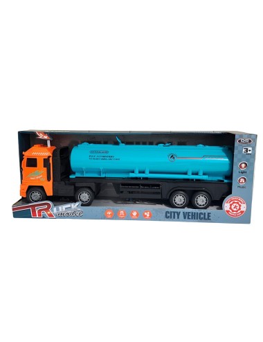 Tractomula Camion Cisterna Transporte Juguete Niños