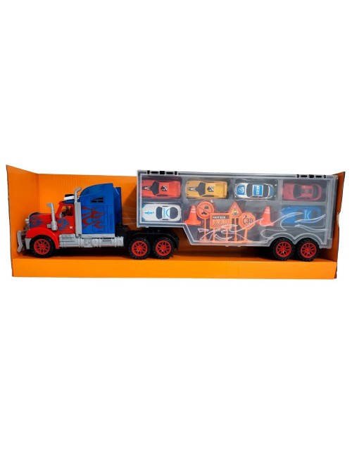 Tractomula Camion Transporte Carros Deportivos Señalizacion