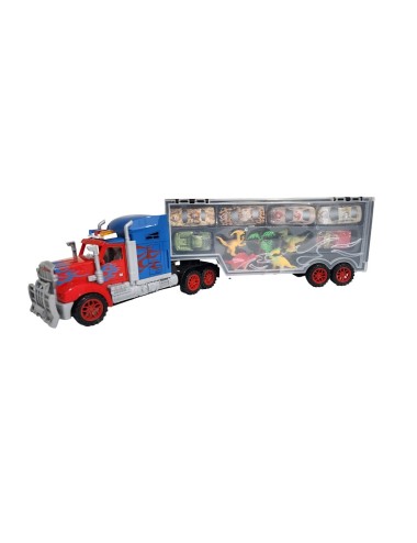 Tractomula Camion Transporte Carros Safari Dinosaurios