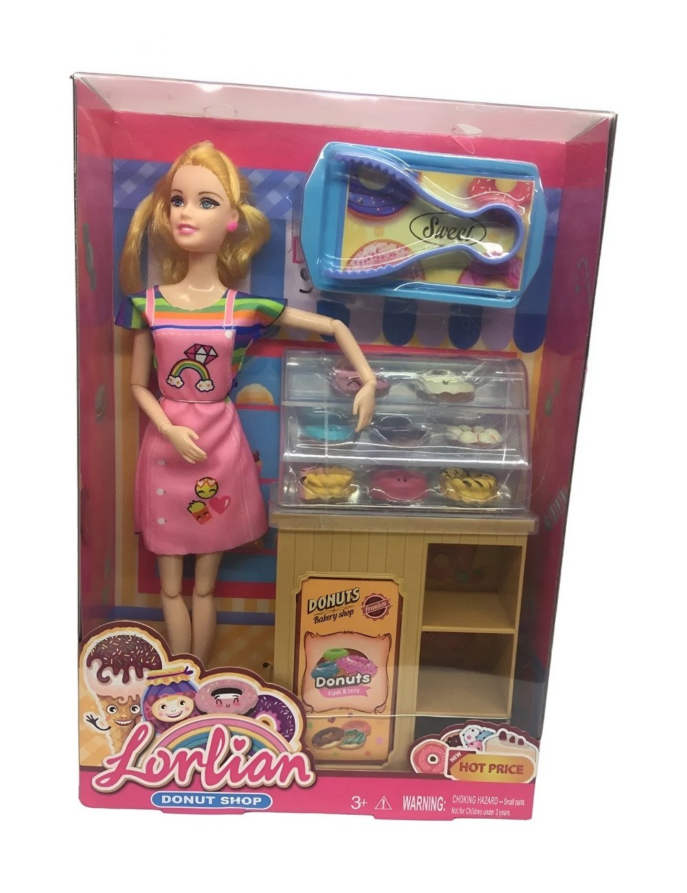 Muñeca Vestido Accesorios Tienda Donas Belleza