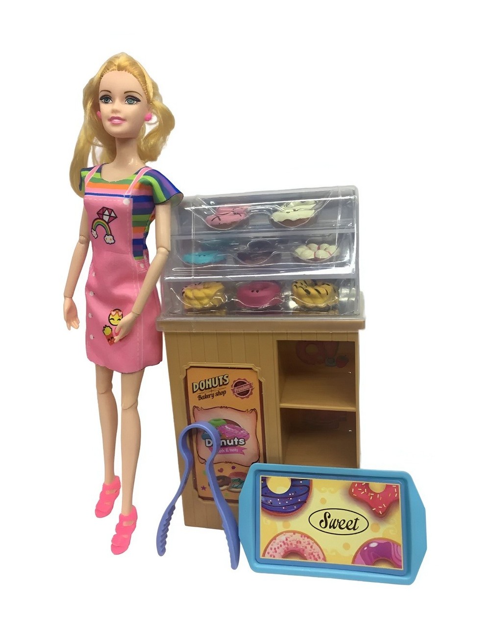 Muñeca Vestido Accesorios Tienda Donas Belleza