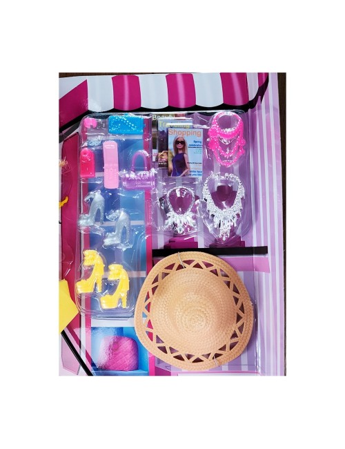 Muñeca Vestido Accesorios Belleza Traveling Juguete Niñas