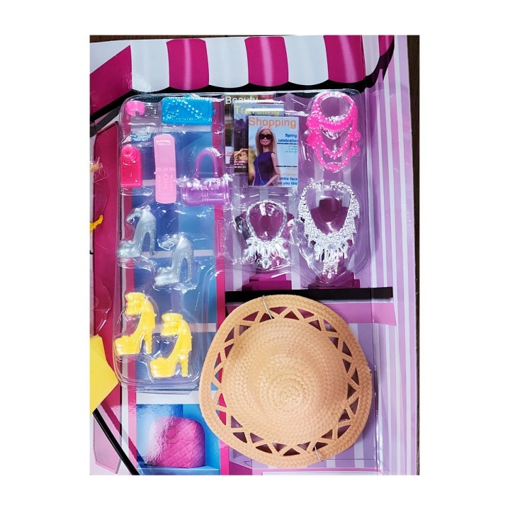 Muñeca Vestido Accesorios Belleza Traveling Juguete Niñas