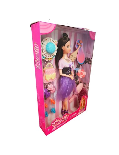 Muñeca Vestido Accesorios Belleza Violin Juguete Niñas