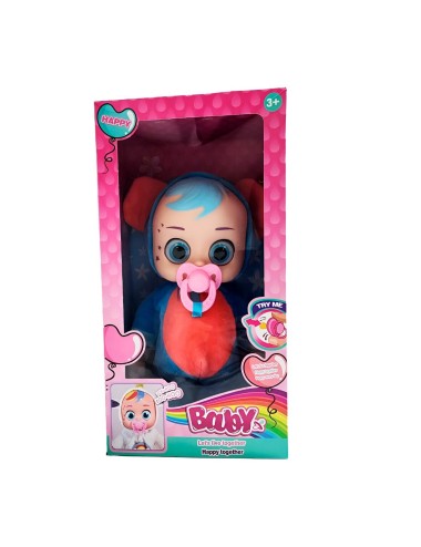 Muñeca (o) Pijama Multicolor Sonido Camina Niñas + Baterias