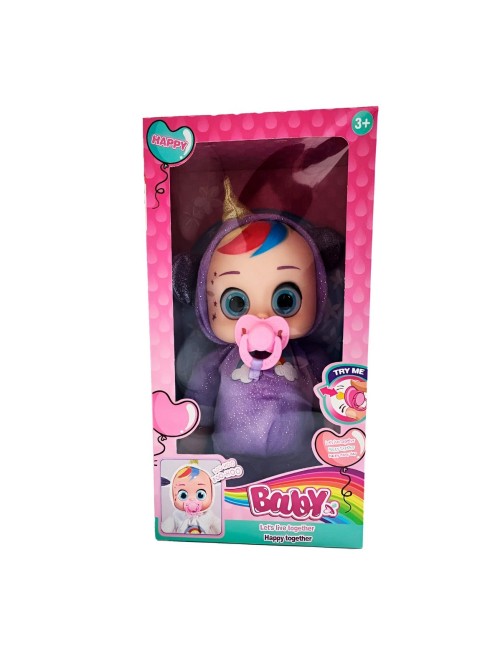 Muñeca (o) Pijama Multicolor Sonido Camina Niñas + Baterias