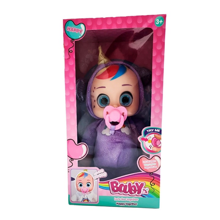 Muñeca (o) Pijama Multicolor Sonido Camina Niñas + Baterias