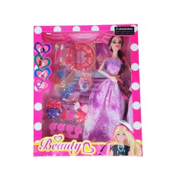 Muñeca Vestido Accesorios Belleza Reinado Juguete Niñas