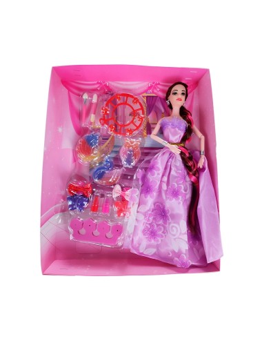 Muñeca Vestido Accesorios Belleza Reinado Juguete Niñas