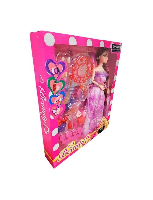 Muñeca Vestido Accesorios Belleza Reinado Juguete Niñas
